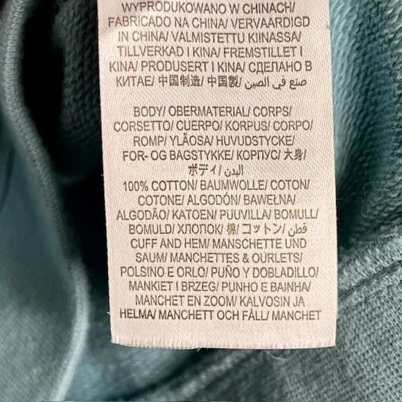 Boden Light Blue Polka Dot Sweatshirt - Picture 8 of 9